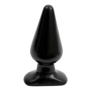 Doc Johnson Classic Plug Large Black - duży model, 14 cm, czarny