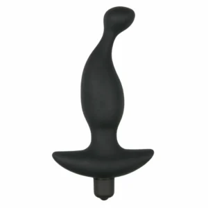 EasyToys Wibrujący Masażer Prostaty Silikonowy Czarny Ergonomiczny