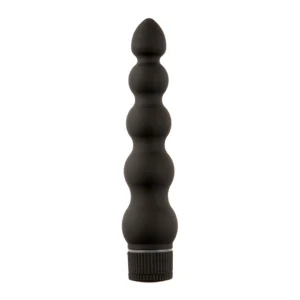 Doc Johnson Black Magic Ribbed Vibe czarny 18 cm wodoodporny