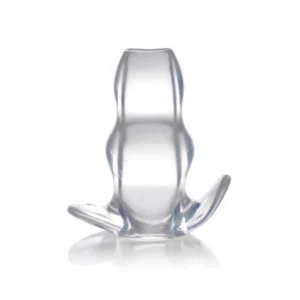 XR Brands Clear View Hollow korek analny duży przezroczysty TPE