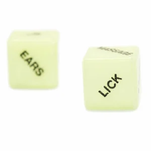 Shots Toys Glowing Dice zestaw świecących kostek do gry dla par